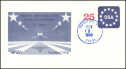 1988  30 Jahre amerikanische Raumfahrtbehörde NASA