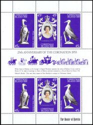 Weihnachts-Inseln 1978  25. Jahrestag der Krönung von Königin Elisabeth II.