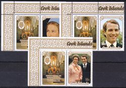 Cook-Inseln 1973  Hochzeit von Prinzessin Anne mit Mark Phillips