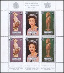 Aitutaki 1978  25. Jahrestag der Krönung von Königin Elisabeth II.