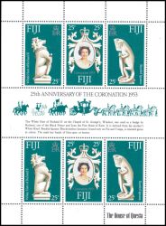 Fidschi-Inseln 1978  25. Jahrestag der Krönung von Königin Elisabeth II.