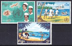 Fidschi-Inseln 1968  20 Jahre Weltgesundheitsorganisation (WHO)