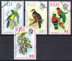 Fidschi-Inseln 1971  Freimarken: Einheimische Vögel und Blumen