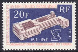 Franz. Antarktis 1970  50 Jahre Internationale Arbeitsorganisation (IAO)