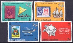 Gilbert-Inseln 1974  100 Jahre Weltpostverein (UPU)