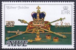 Niue 1977  25 Jahre Regentschaft von Knigin Elisabeth II.