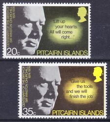 Pitcairn-Inseln 1974  100. Geburtstag von Winston Churchill