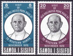 Samoa 1970  Besuch von Papst Paul VI.