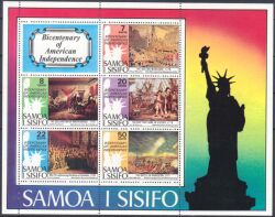 Samoa 1976  200 Jahre Unabhängigkeit der USA