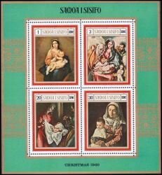 Samoa 1969  Weihnachten: Spanische Gemälde