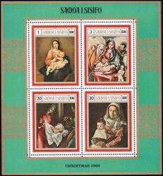 Samoa 1969  Weihnachten: Spanische Gemlde