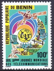 Benin 1978  Weltfernmeldetag