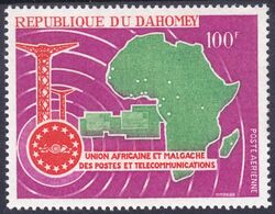 Dahomey 1967  Post- und Fernmeldeunion