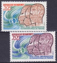 Dahomey 1969  50 Jahre Internationale Arbeitsorganisation (ILO)