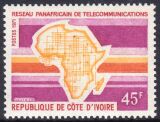 Elfenbeinküste 1971  Panafrikanisches Fernmeldenetz