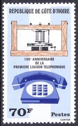 Elfenbeinkste 1976  100 Jahre Telefon