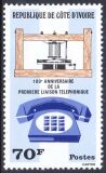 Elfenbeinküste 1976  100 Jahre Telefon