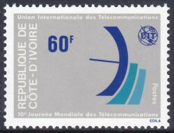Elfenbeinküste 1978  Weltfernmeldetag