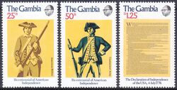 Gambia 1976  200 Jahre Unabhngigkeit der USA