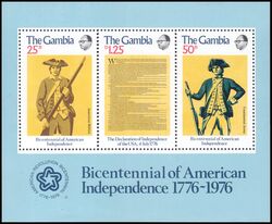 Gambia 1976  200 Jahre Unabhngigkeit der USA