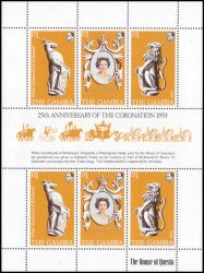 Gambia 1978  25. Jahrestag der Krönung von Königin Elisabeth II.