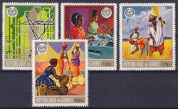 Guinea 1969  50 Jahre Internationale Arbeitsorganisation (ILO)