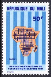 Mali 1971  Panafrikanisches Fernmeldenetz