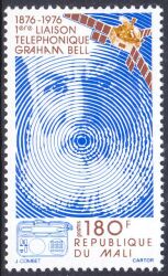 Mali 1976  100 Jahre Telefon