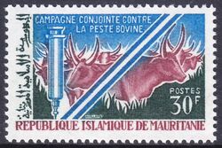 Mauretanien 1967  Bekmpfung der Rinderpest