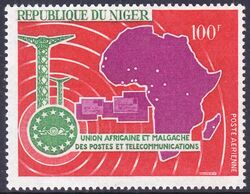 Niger 1967  Post- und Fernmeldeunion