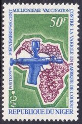 Niger 1970  Schutzimpfungen gegen Kuhpocken