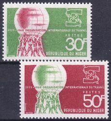 Niger 1969  50 Jahre Internationale Arbeitsorganisation (ILO)