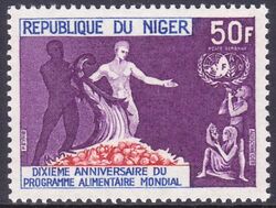 Niger 1973  10 Jahre Welternhrungsprogramm