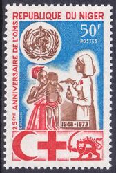 Niger 1973  25 Jahre Weltgesundheitsorganisation (WHO)