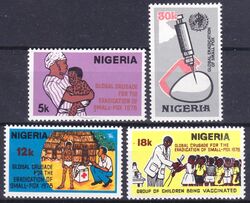 Nigeria 1978  Weltweite Ausrottung der Pocken