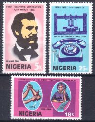 Nigeria 1976  100 Jahre Telefon