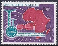 Senegal 1967  Post- und Fernmeldeunion