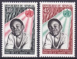 Senegal 1968  20 Jahre Weltgesundheitsorganisation (WHO)
