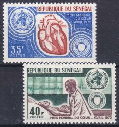 Senegal 1972  Welt-Herzmonat