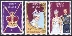 Sierra Leone 1978  25. Jahrestag der Krönung von Königin Elisabeth II.