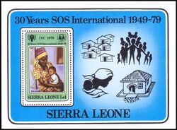 Sierra Leone 1979  Internationales Jahr des Kindes