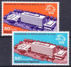 Togo 1970  Neuer Amtssitz des Weltpostvereins (UPU)