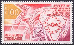 Togo 1973  Post- und Fernmeldeunion
