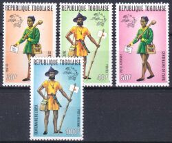 Togo 1974  100 Jahre Weltpostverein (UPU)