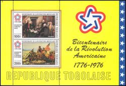 Togo 1976  200 Jahre Unabhängigkeit der Vereinigten Staaten