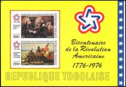 Togo 1976  200 Jahre Unabhängigkeit der Vereinigten Staaten