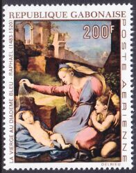 Gabun 1970  450. Todestag Raffaels