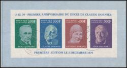 Gabun 1970  1. Todestag von Claude Dornier