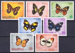 Lesotho 1973  Schmetterlinge