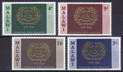 Malawi 1969  50 Jahre Internationale Arbeitsorganisation (ILO)